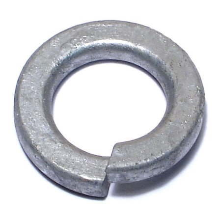 Midwest Fastener Split Lock Washer, For Screw Size 5/8 in Steel, Galvanized Finish, 100 PK 05639